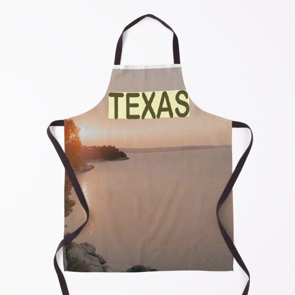 Item preview, Reflexión Texas Puesta de sol sobre aguas Árboles Rocas Cielo gris designed and sold by NadeenInspires.