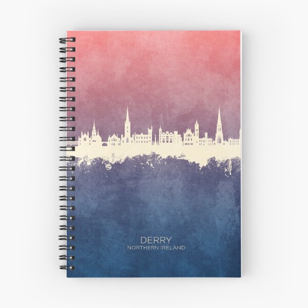 Aperçu de l'œuvre Derry Northern Ireland Skyline créée et vendue par ArtPrints.