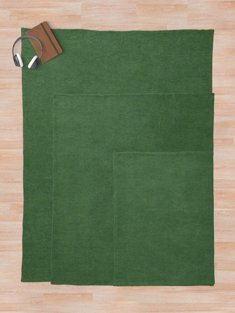 "Emerald Green Velvet Texture" Throw Blanket for Sale by koovox
