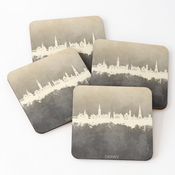 Item preview, Derry Northern Ireland Skyline designed and sold by ArtPrints.