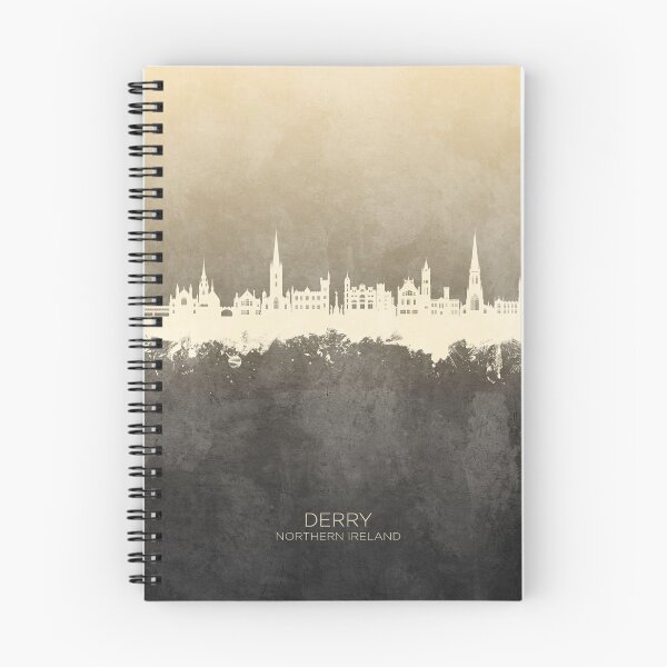 Aperçu de l'œuvre Derry Northern Ireland Skyline créée et vendue par ArtPrints.
