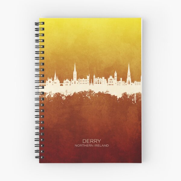 Aperçu de l'œuvre Derry Northern Ireland Skyline créée et vendue par ArtPrints.
