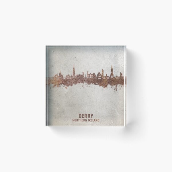 Item preview, Derry Northern Ireland Skyline designed and sold by ArtPrints.