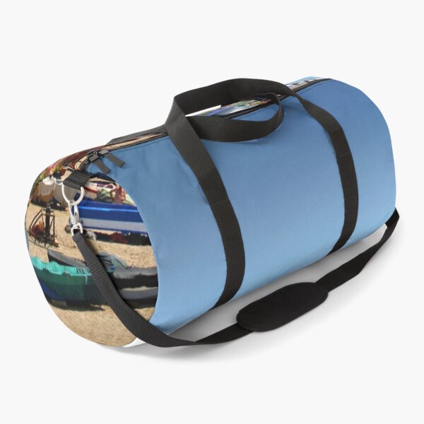 Item preview, Fishing Boats Burriana Beach Nerja Spain designed and sold by AndyEvansPhotos.