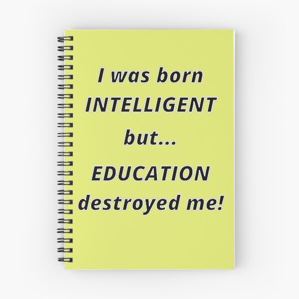 Item preview, I was born intelligent. designed and sold by LjuboDesign.