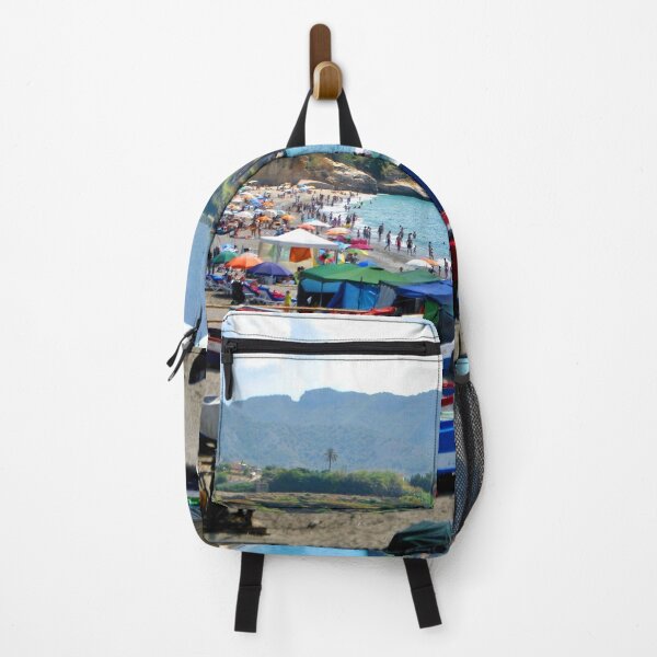 Item preview, Fishing Boats Burriana Beach Nerja Spain designed and sold by AndyEvansPhotos.
