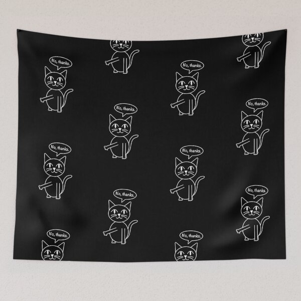 Item preview, No Thanks Disapproving Cat designed and sold by VincentNiek.