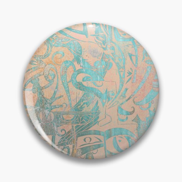 Item preview, Zamin - Rustic Blue/Yellow designed and sold by koorosh-nejad.