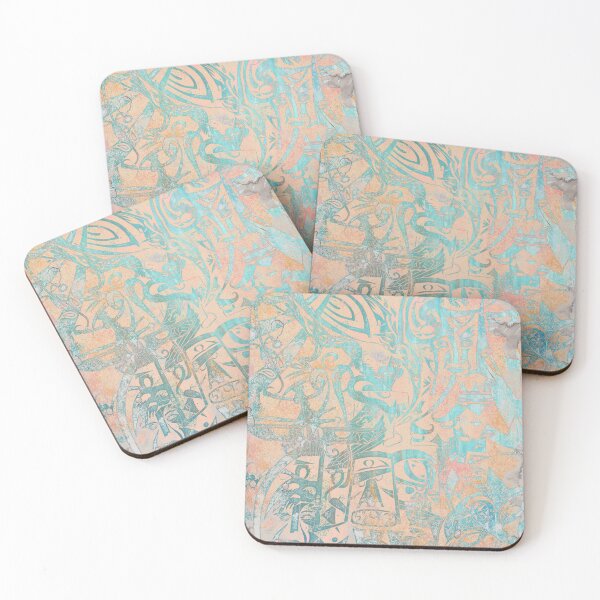 Item preview, Zamin - Rustic Blue/Yellow designed and sold by koorosh-nejad.