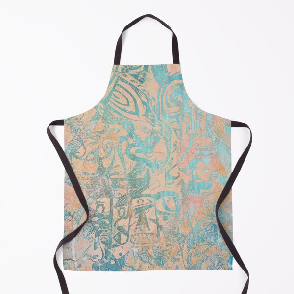 Item preview, Zamin - Rustic Blue/Yellow designed and sold by koorosh-nejad.