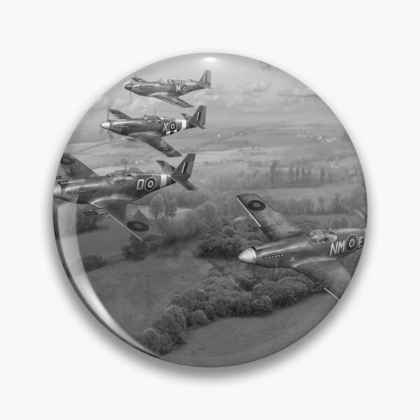 Item preview, 268 Squadron Mustangs B&W version designed and sold by Flight Artworks.
