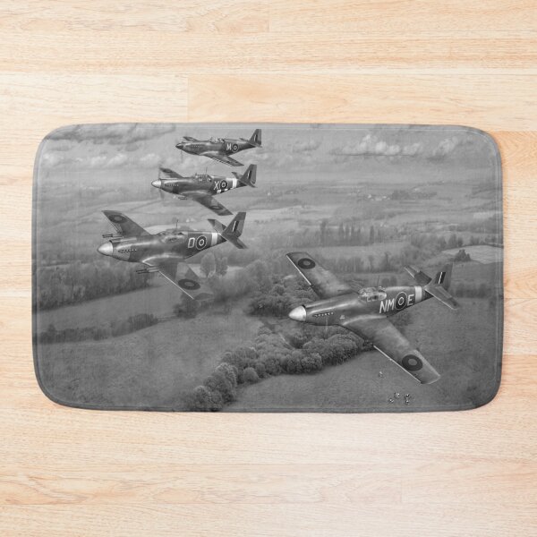 Item preview, 268 Squadron Mustangs B&W version designed and sold by Flight Artworks.