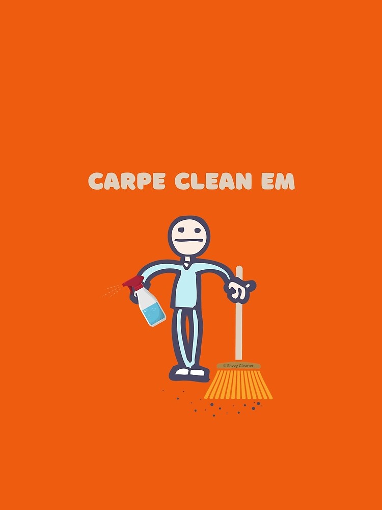 Carpe Clean em Spray Bottle Broom Cleaning Gifts by SavvyCleaner