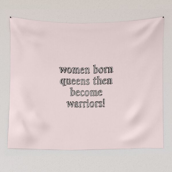 Item preview, *women born queens then become warriors* designed and sold by ITALY-Roselli-.