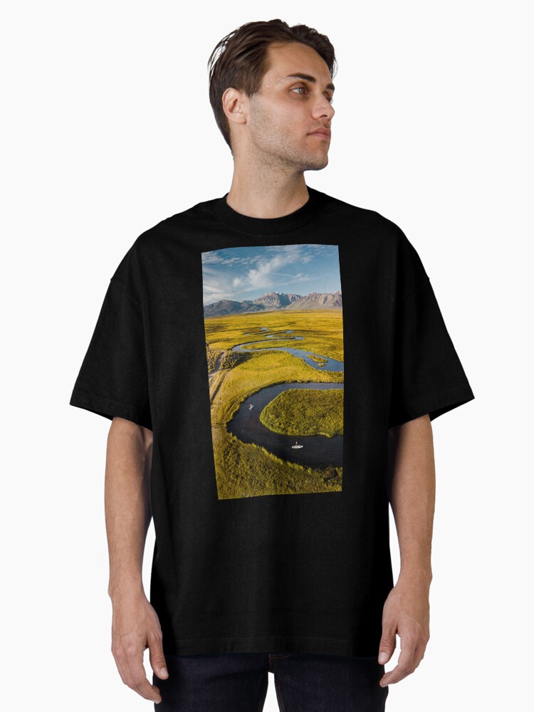Thumbnail 1 of 7, Oversized T-Shirt, Yellow trees designed and sold by Semapemodiba.