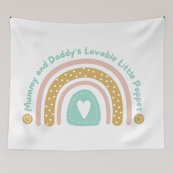 Item preview, Cute Kids Organic Boho Rainbow - Mummy and Daddys Lovable Little Poppet [#173] designed and sold by AfriStyleUK.