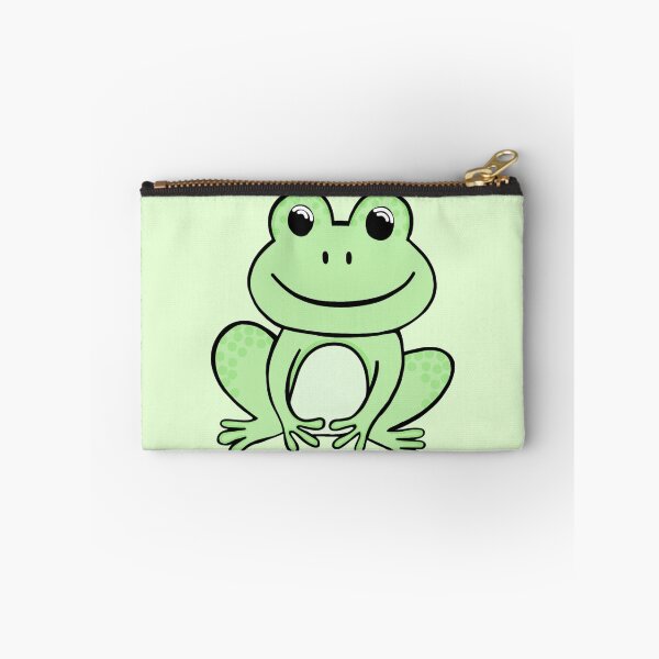 Item preview, Super Cute And Happy Light Green Frog  designed and sold by Barolina.