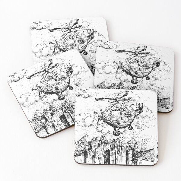 Item preview, el helicopter (black and white collections) designed and sold by stephenignacio.