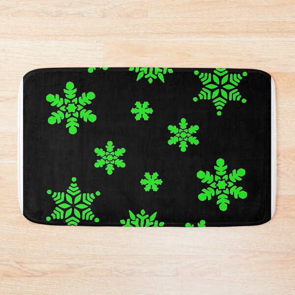 Item preview, Green flowers on black background designed and sold by darshants.