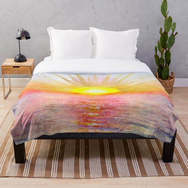 Item preview, Acuarela de puesta de sol en el mar, sol dorado, garabatos, mandala designed and sold by NdesignTrend.