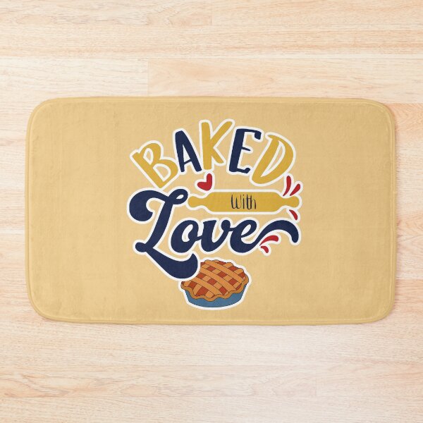 Item preview,  Baked With Love ( Blue and Mustard ) designed and sold by RomeoSketches.