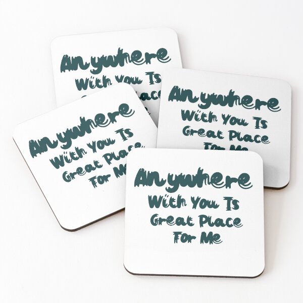 Item preview, Anywhere With You Is Great Place For Me  designed and sold by Ani1111.