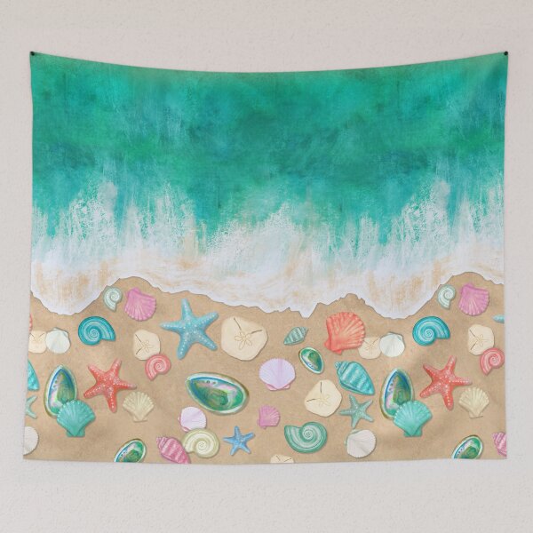 Item preview, Beachcoming - Seashell Scattered Shore designed and sold by Tangerine-Tane.