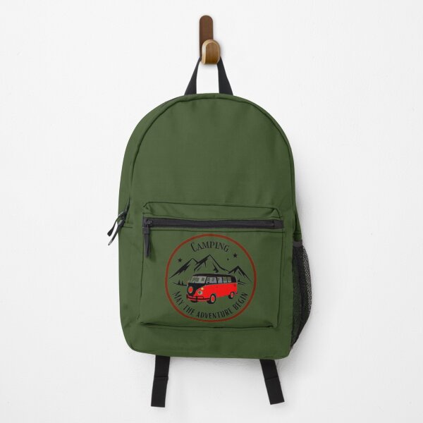 Item preview, vintage camping adventure with old Camping Bus designed and sold by Growwithme.