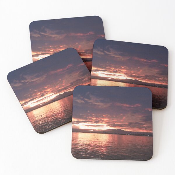 Item preview, Cloudy Coral Sky Sunset designed and sold by thegraypocket.
