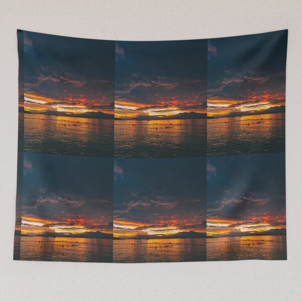 Item preview, Cloudy Golden Sky Sunset designed and sold by thegraypocket.