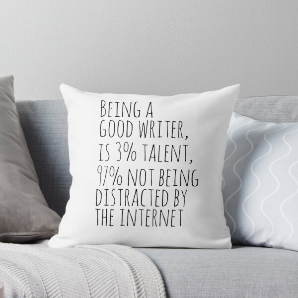 Item preview, Being a Good Writer is 3% Talent designed and sold by SerenaBliss.