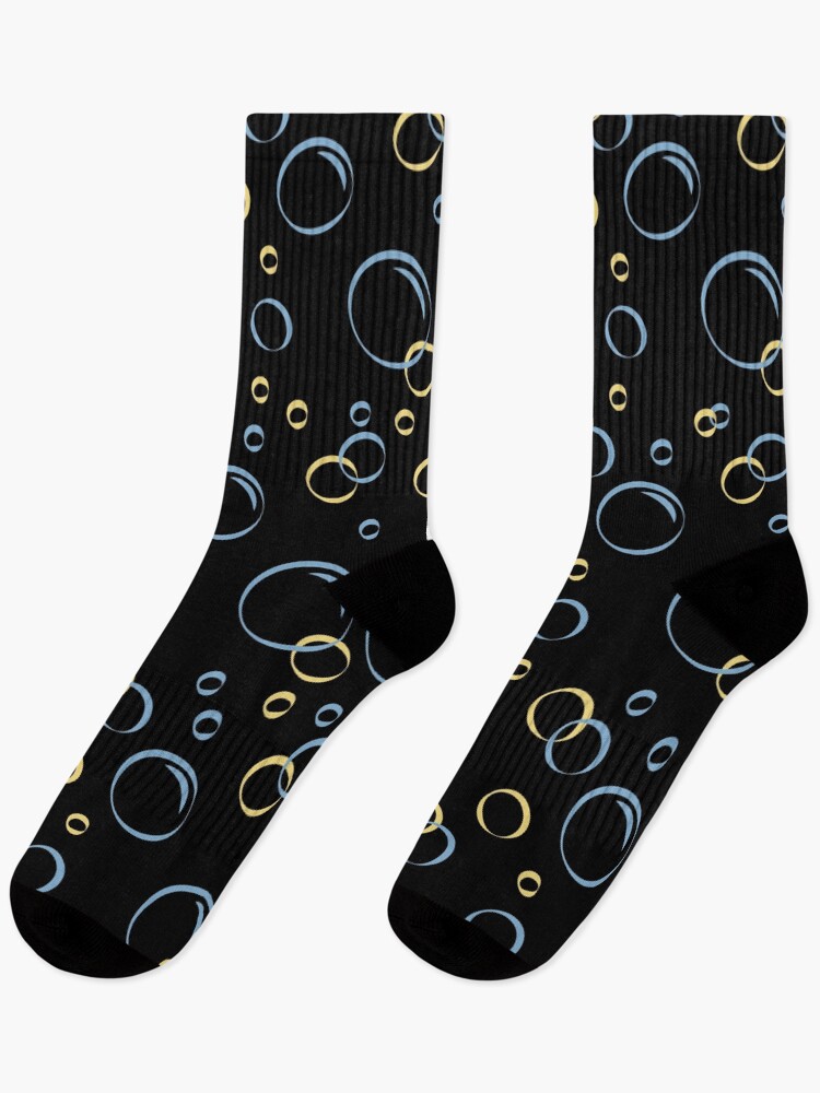 Thumbnail 1 of 5, Socks, Bubbles pattern designed and sold by cutecrazytshirt.
