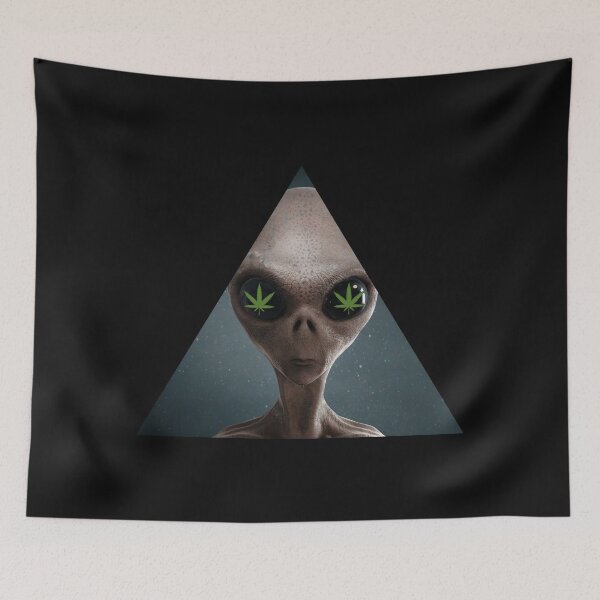 Item preview, Triangle Alien | Smart Successful Stoner | We Are The Universe designed and sold by AlfaEcho.