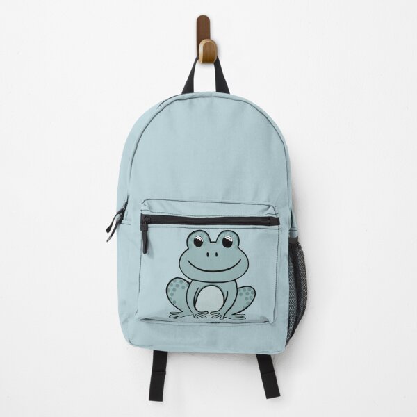 Item preview, Super Cute And Happy Pastel Blue Frog designed and sold by Barolina.