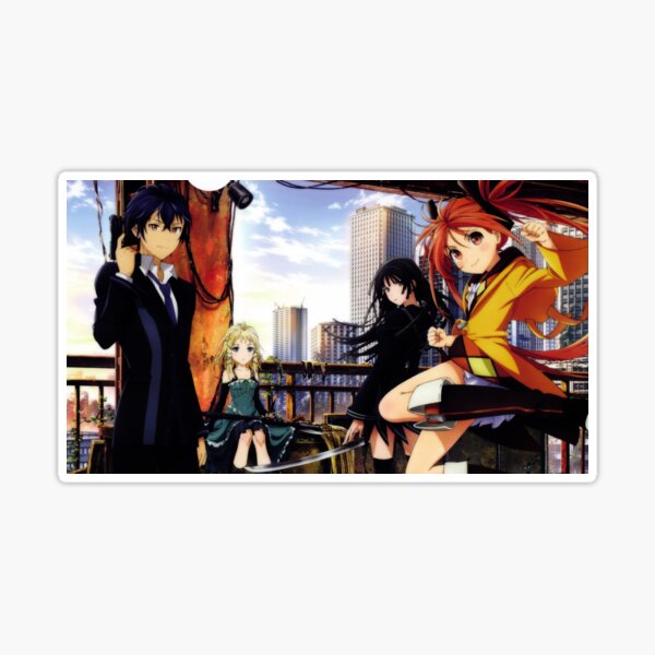 Rentaro Satomi - Black Bullet Anime - Burakku Buretto Sticker for Sale by  the-Gate