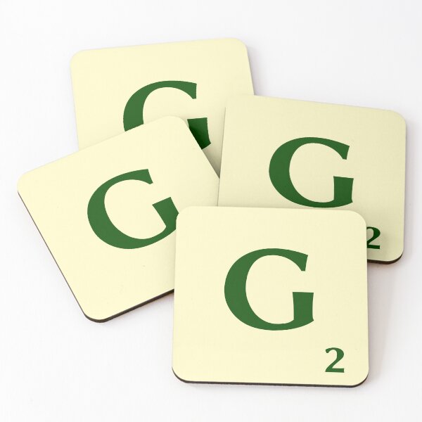 Item preview, Ficha de Scrabble de la G de 2 puntos designed and sold by fgrdisseny.