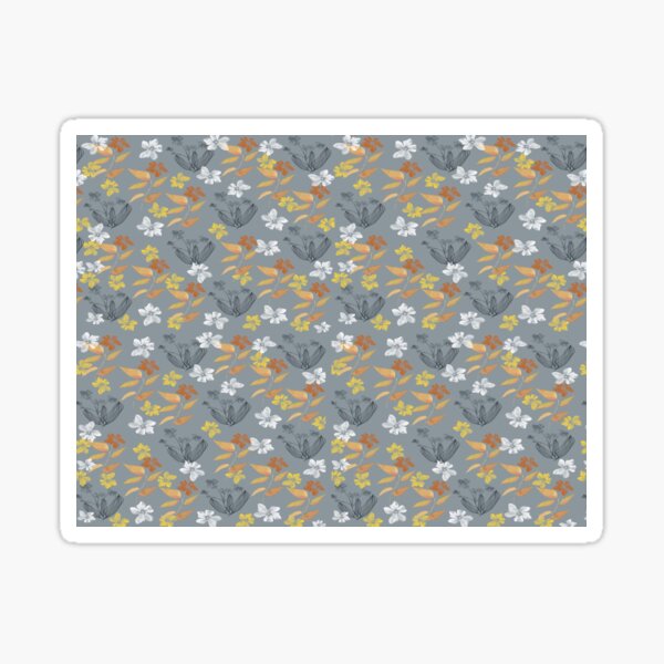 Spring Flowers Sticker For Sale By Almanzart Redbubble 