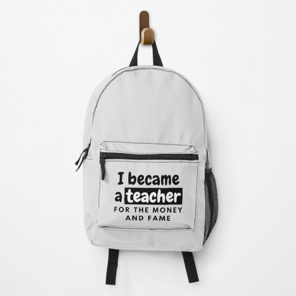 Aperçu de l'œuvre Je suis devenu professeur pour l'argent et la célébrité créée et vendue par Sardine Designs.