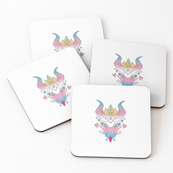 Item preview, Trans Pride Dragon designed and sold by Sunken Seas.
