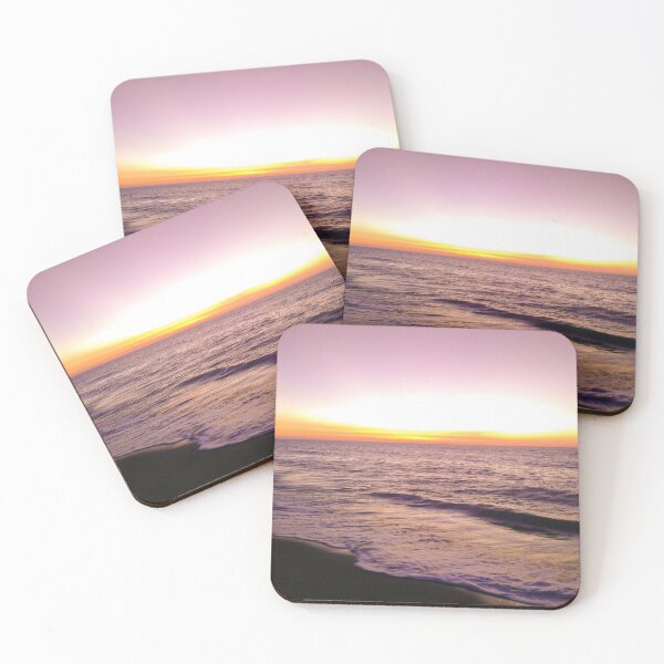 Item preview, Calm Purple Beach Sunset designed and sold by thegraypocket.
