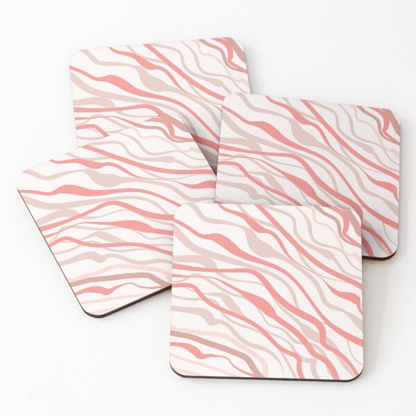 Item preview, Colorful Pink Wavy Stripe Pattern Texture Trendy Design designed and sold by pondemand.