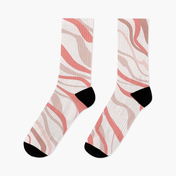 Item preview, Colorful Pink Wavy Stripe Pattern Texture Trendy Design designed and sold by pondemand.
