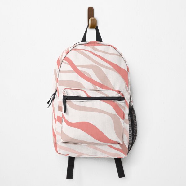 Item preview, Colorful Pink Wavy Stripe Pattern Texture Trendy Design designed and sold by pondemand.