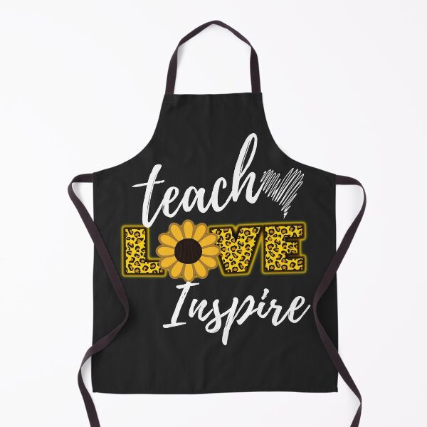 Item preview, Teach Love Inspire Cute Sunflower Leopard Cheetah designed and sold by ReichBourne.
