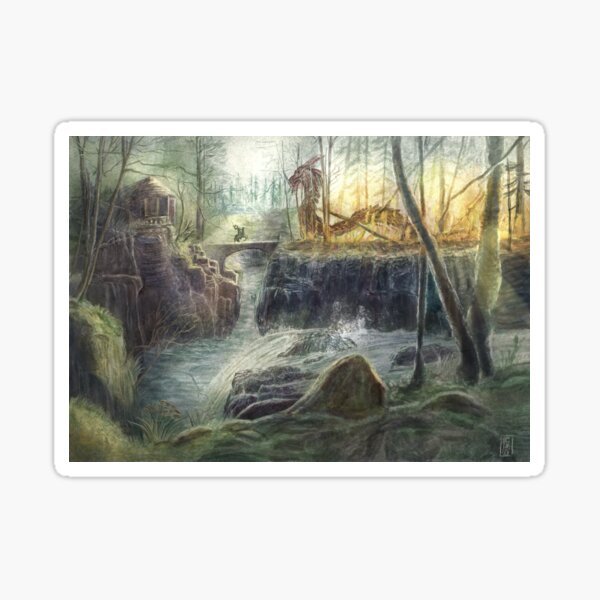 Protecting Ossian's Hall Sticker