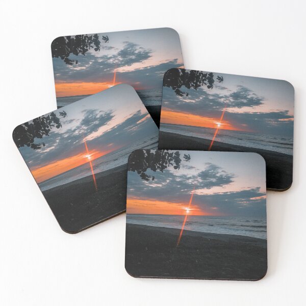 Item preview, Coral Orb Beach Sunset designed and sold by thegraypocket.