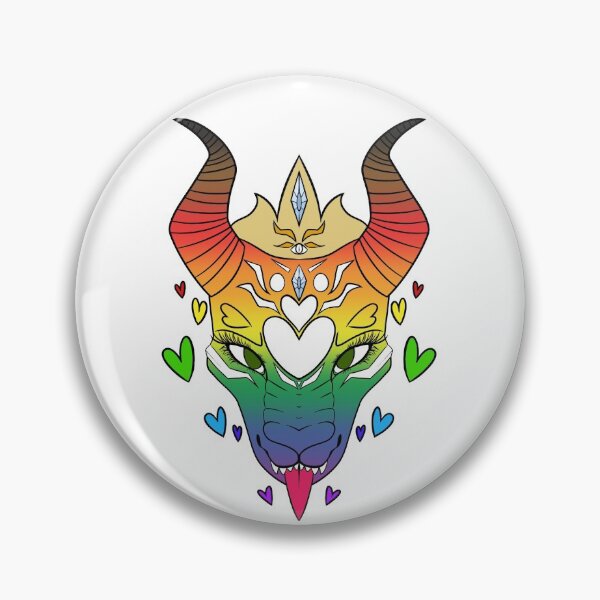 Item preview, Lgbtq+ Pride Dragon designed and sold by Sunken Seas.