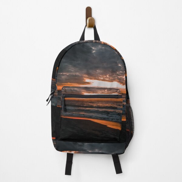 Item preview, Orange Clouds Beach Sunset designed and sold by thegraypocket.