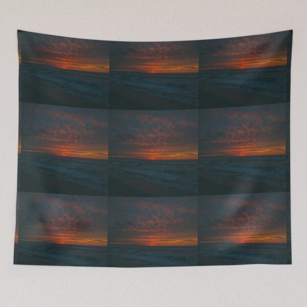 Item preview, Dark Orange Clouds Sunset designed and sold by thegraypocket.