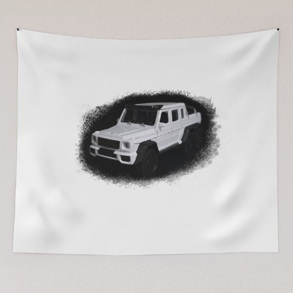 Item preview, White offroad wagon car designed and sold by Design your dreams.